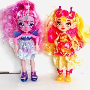 Magic Mixies Pixlings Flitta & Unia Fashion Dolls Moose 6in